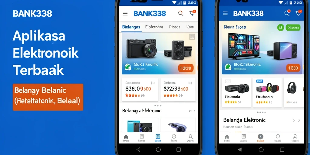 Antarmuka aplikasi BANK338 yang modern dan user-friendly.