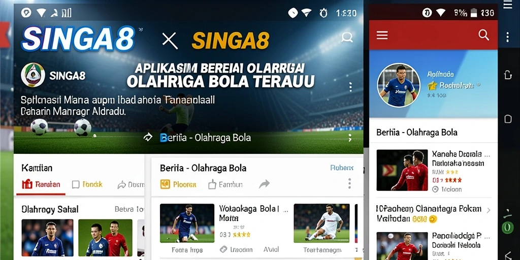 Tampilan antarmuka aplikasi SINGA8 yang menarik dan informatif.