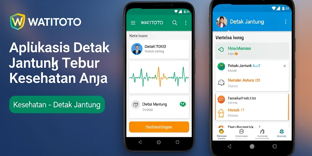 Tampilan antarmuka aplikasi WATITOTO yang sederhana dan informatif.